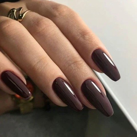 Dark-Brown-Nails-Designs