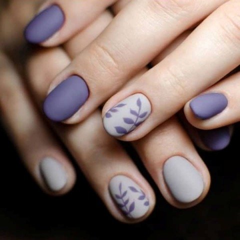 Dusky-Lavender-Nails-Designs