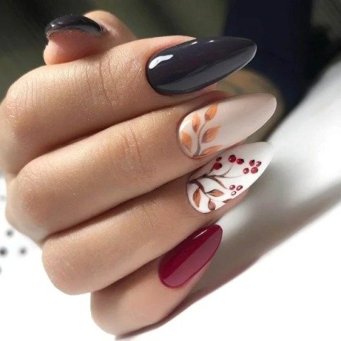 Multi-Colored-Branch-Nails