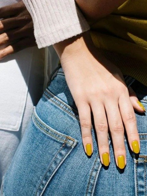 Mustard-Nails-Designs