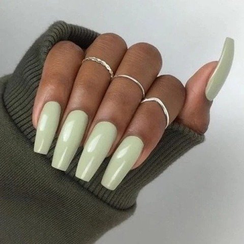 Pastel-green-nails-designs