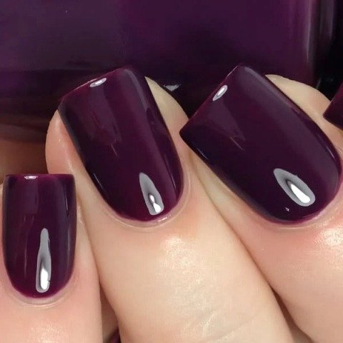 Plum-nails-designs