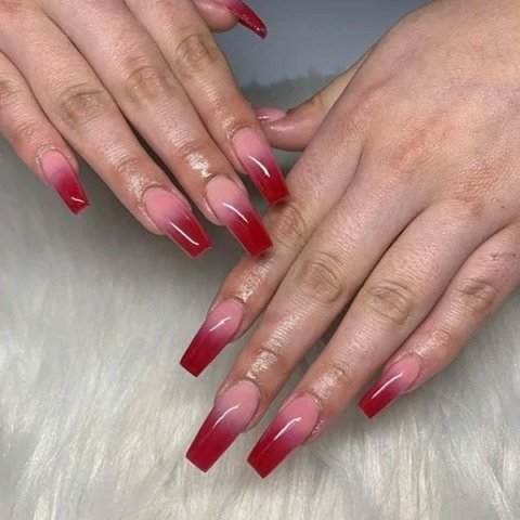 red-ombre-nails-designs