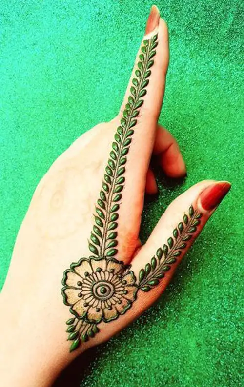 Lovely-Inventive-Finger-Mehndi-Design