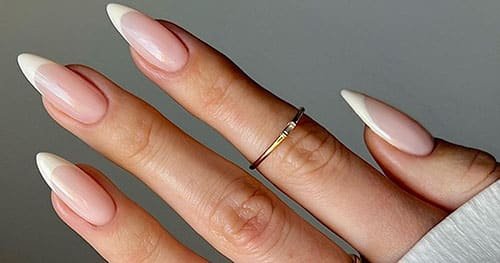 Barely There French Nail Designs