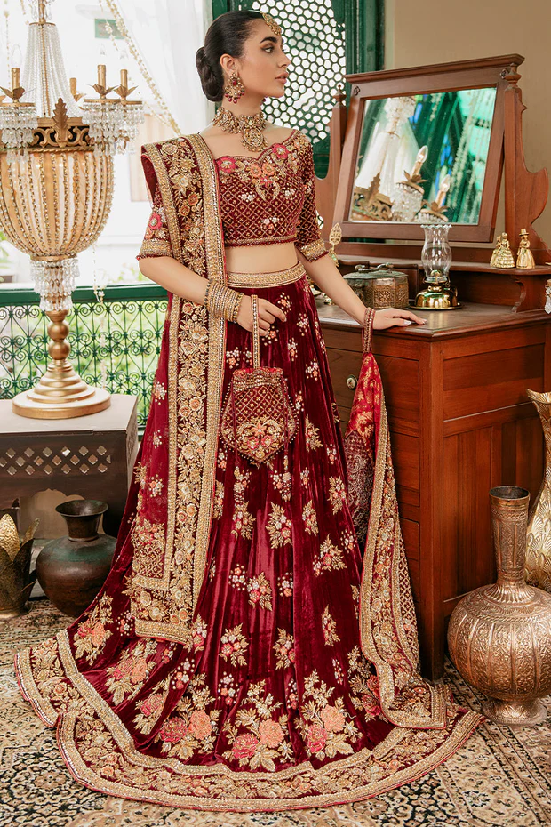 Red-bridal-lehenga